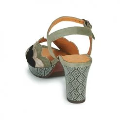 Chaussures Femme Sandales et Nu-pieds Chie Mihara NALE Vert / Gris -Sandales Soldes Boutique 18725239 500 E