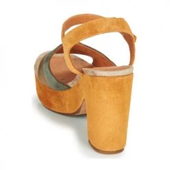Chaussures Femme Sandales et Nu-pieds Chie Mihara YEVA Doré -Sandales Soldes Boutique 18725242 500 E