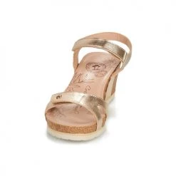 Chaussures Femme Sandales et Nu-pieds Panama Jack JULIA SHINE Doré -Sandales Soldes Boutique 18750382 500 C