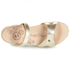 Chaussures Femme Sandales et Nu-pieds Panama Jack SULIA SHINE Doré -Sandales Soldes Boutique 18750383 500 F