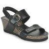Chaussures Femme Sandales et Nu-pieds Panama Jack VELVET Noir