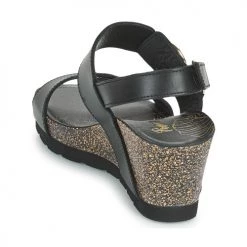 Chaussures Femme Sandales et Nu-pieds Panama Jack VELVET Noir -Sandales Soldes Boutique 18750386 500 E