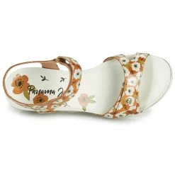 Chaussures Femme Sandales et Nu-pieds Panama Jack JULIA GARDEN Jaune -Sandales Soldes Boutique 18750389 500 F