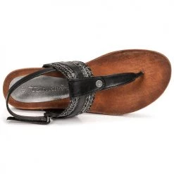 Chaussures Femme Sandales et Nu-pieds Tamaris LOCUST Noir -Sandales Soldes Boutique 18762705 500 F