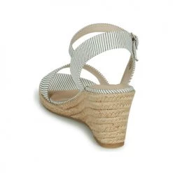 Chaussures Femme Sandales et Nu-pieds Tamaris LIVIAN Marine / Blanc -Sandales Soldes Boutique 18762733 500 E