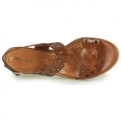 Chaussures Femme Sandales et Nu-pieds Tamaris ALIS Cognac -Sandales Soldes Boutique 18762735 500 F