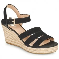 Chaussures Femme Sandales et Nu-pieds Geox D SOLEIL C Noir