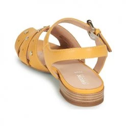 Chaussures Femme Sandales et Nu-pieds Geox D WISTREY SANDALO C Jaune -Sandales Soldes Boutique 18763558 500 E