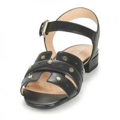 Chaussures Femme Sandales et Nu-pieds Geox D WISTREY SANDALO C Noir -Sandales Soldes Boutique 18763559 500 C