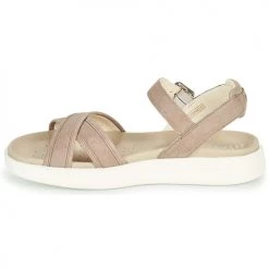 Chaussures Femme Sandales et Nu-pieds Geox D XAND 2S B Beige -Sandales Soldes Boutique 18763563 500 D