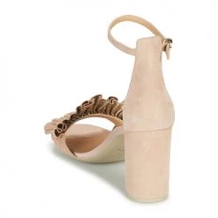 Chaussures Femme Sandales et Nu-pieds Geox D ERAKLIA HIGH E Beige -Sandales Soldes Boutique 18763565 500 E