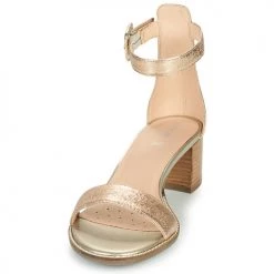 Chaussures Femme Sandales et Nu-pieds Geox D SOZY MID E Doré -Sandales Soldes Boutique 18763567 500 C