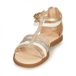 Chaussures Fille Sandales et Nu-pieds Geox SANDAL KARLY GIRL Beige / Argenté / Blanc 8 Chaussures Fille Sandales et Nu-pieds Geox SANDAL KARLY GIRL Beige / Argenté / Blanc -Sandales Soldes Boutique 18764323 500 C