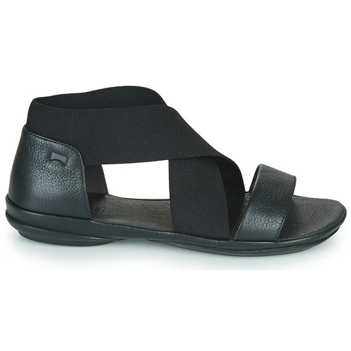 Chaussures Femme Sandales et Nu-pieds Camper RIGHT NINA Noir 2 Chaussures Femme Sandales et Nu-pieds Camper RIGHT NINA Noir – Image 2