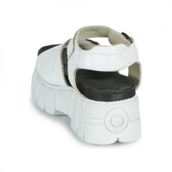 Chaussures Femme Sandales et Nu-pieds New Rock M-BIOS101-C3 Blanc -Sandales Soldes Boutique 18764785 500 E