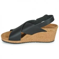 Chaussures Femme Sandales et Nu-pieds Papillio SAMIRA RING BUCKLE Noir -Sandales Soldes Boutique 18767417 500 D