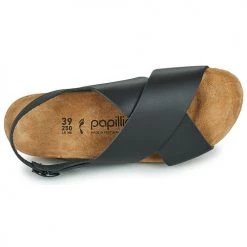 Chaussures Femme Sandales et Nu-pieds Papillio SAMIRA RING BUCKLE Noir -Sandales Soldes Boutique 18767417 500 F