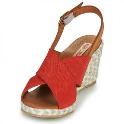 Chaussures Femme Sandales et Nu-pieds Pare Gabia NAMEE Orange -Sandales Soldes Boutique 18767584 500 C