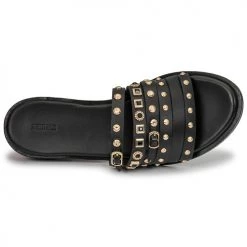 Chaussures Femme Sandales et Nu-pieds Bronx THRILL Noir -Sandales Soldes Boutique 18775345 500 F