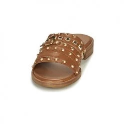Chaussures Femme Sandales et Nu-pieds Bronx THRILL Marron / Doré -Sandales Soldes Boutique 18775346 500 C