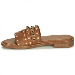 Chaussures Femme Sandales et Nu-pieds Bronx THRILL Marron / Doré -Sandales Soldes Boutique 18775346 500 D