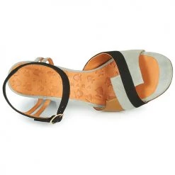 Chaussures Femme Sandales et Nu-pieds Chie Mihara Bega Noir / Gris -Sandales Soldes Boutique 18797119 500 F
