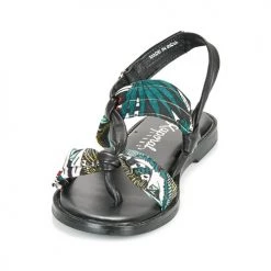 Chaussures Femme Sandales et Nu-pieds Kaporal EVALOU Noir / Multicolore -Sandales Soldes Boutique 18799936 500 C