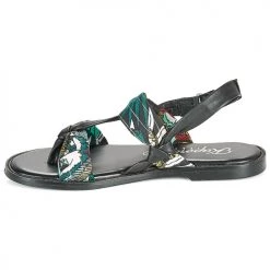 Chaussures Femme Sandales et Nu-pieds Kaporal EVALOU Noir / Multicolore -Sandales Soldes Boutique 18799936 500 D
