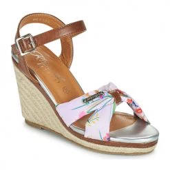 Chaussures Femme Sandales et Nu-pieds Kaporal MAKITA Marron / Blanc