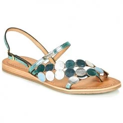 Chaussures Femme Sandales et Nu-pieds Les Tropéziennes par M Belarbi HOLO Argent / Bleu
