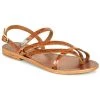 Chaussures Femme Sandales et Nu-pieds Les Tropéziennes par M Belarbi OLEPO Marron