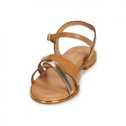 Chaussures Femme Sandales et Nu-pieds Les Tropéziennes par M Belarbi HEXANE Marron / Doré -Sandales Soldes Boutique 18800820 500 C