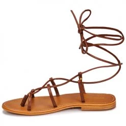 Chaussures Femme Sandales et Nu-pieds Les Tropéziennes par M Belarbi HELLEN Marron -Sandales Soldes Boutique 18800824 500 D