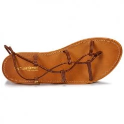 Chaussures Femme Sandales et Nu-pieds Les Tropéziennes par M Belarbi HELLEN Marron -Sandales Soldes Boutique 18800824 500 F