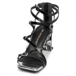 Chaussures Femme Sandales et Nu-pieds United nude MOLTEN STRAPPY MID Noir -Sandales Soldes Boutique 18800907 500 C