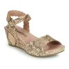 Chaussures Femme Sandales et Nu-pieds Mam'Zelle DOUGA Beige