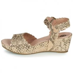 Chaussures Femme Sandales et Nu-pieds Mam'Zelle DOUGA Beige -Sandales Soldes Boutique 18801477 500 D