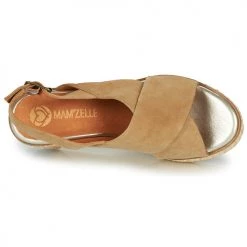 Chaussures Femme Sandales et Nu-pieds Mam'Zelle MEDINA Beige -Sandales Soldes Boutique 18801484 500 F