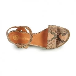 Chaussures Femme Sandales et Nu-pieds Mam'Zelle JAIN Beige -Sandales Soldes Boutique 18801496 500 F