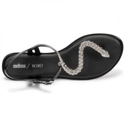 Chaussures Femme Sandales et Nu-pieds Melissa SOLAR - BO.BO AD Noir -Sandales Soldes Boutique 18802259 500 F