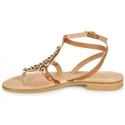 Chaussures Femme Sandales et Nu-pieds Tosca Blu PERLA Camel -Sandales Soldes Boutique 18807768 500 D