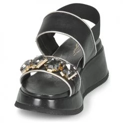 Chaussures Femme Sandales et Nu-pieds Tosca Blu BLENDA Noir -Sandales Soldes Boutique 18807770 500 C