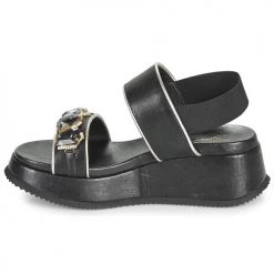 Chaussures Femme Sandales et Nu-pieds Tosca Blu BLENDA Noir -Sandales Soldes Boutique 18807770 500 D