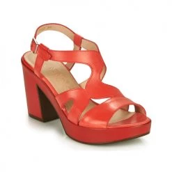 Chaussures Femme Sandales et Nu-pieds Wonders PAROTI Rouge