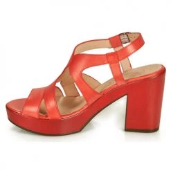 Chaussures Femme Sandales et Nu-pieds Wonders PAROTI Rouge -Sandales Soldes Boutique 18809907 500 D