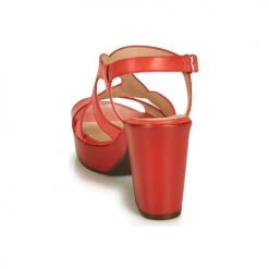 Chaussures Femme Sandales et Nu-pieds Wonders PAROTI Rouge -Sandales Soldes Boutique 18809907 500 E