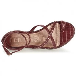 Chaussures Femme Sandales et Nu-pieds Ted Baker MATHAR Marron -Sandales Soldes Boutique 18810484 500 F