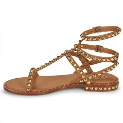 Chaussures Femme Sandales et Nu-pieds Ash PLAY Marron -Sandales Soldes Boutique 18810812 500 D
