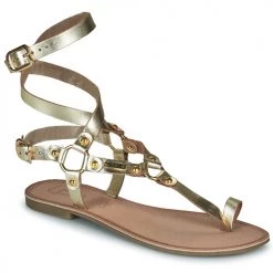 Chaussures Femme Sandales et Nu-pieds Les Petites Bombes BLEONA Doré
