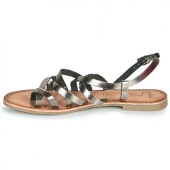 Chaussures Femme Sandales et Nu-pieds Les Petites Bombes BRENDA Gris -Sandales Soldes Boutique 18810880 500 D